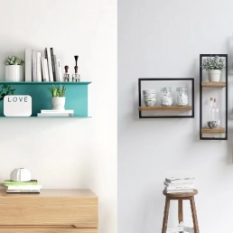 Wall shelves